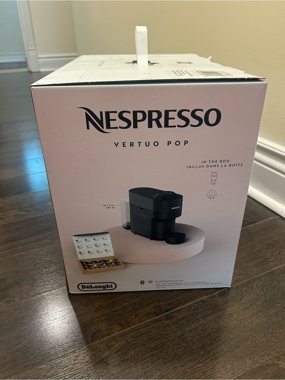 Nespresso Vertuo Pop Coffee Maker in Black